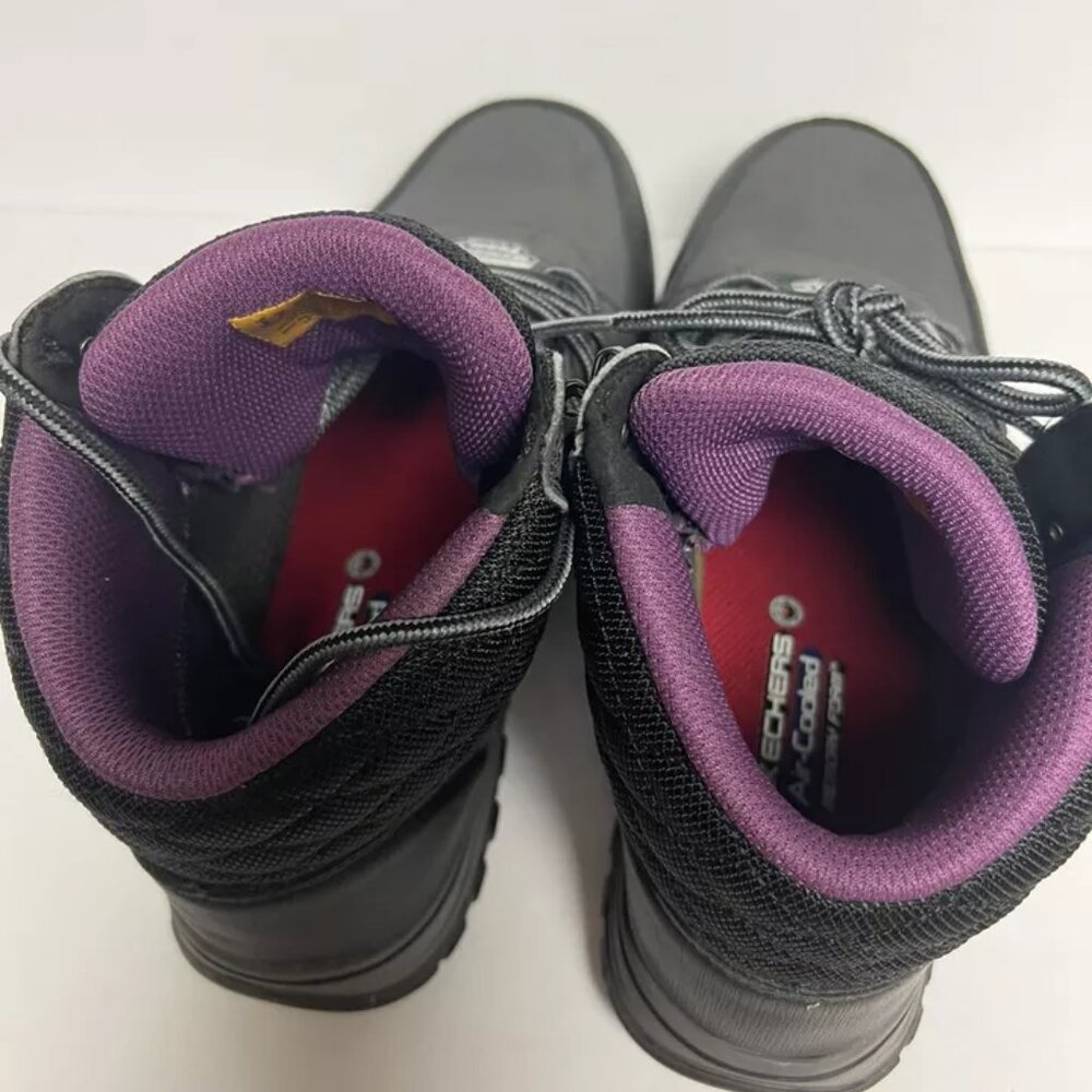 Skechers Women's Work Mccoll Comp Toe Boot Black Size 9 M - Picture 4 of 6